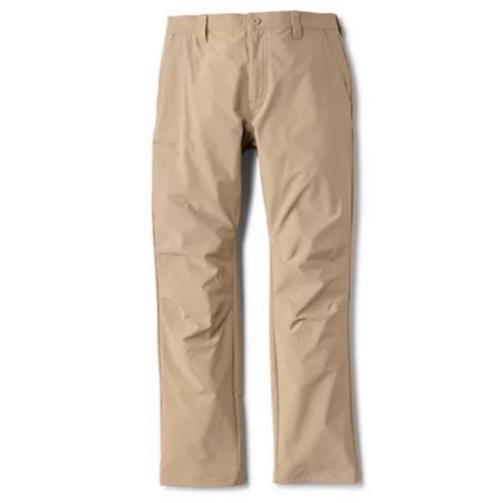 ORVIS Jackson Quick-Dry Regular Fit Pants 42W X 32L Khaki Lightweight NWOT